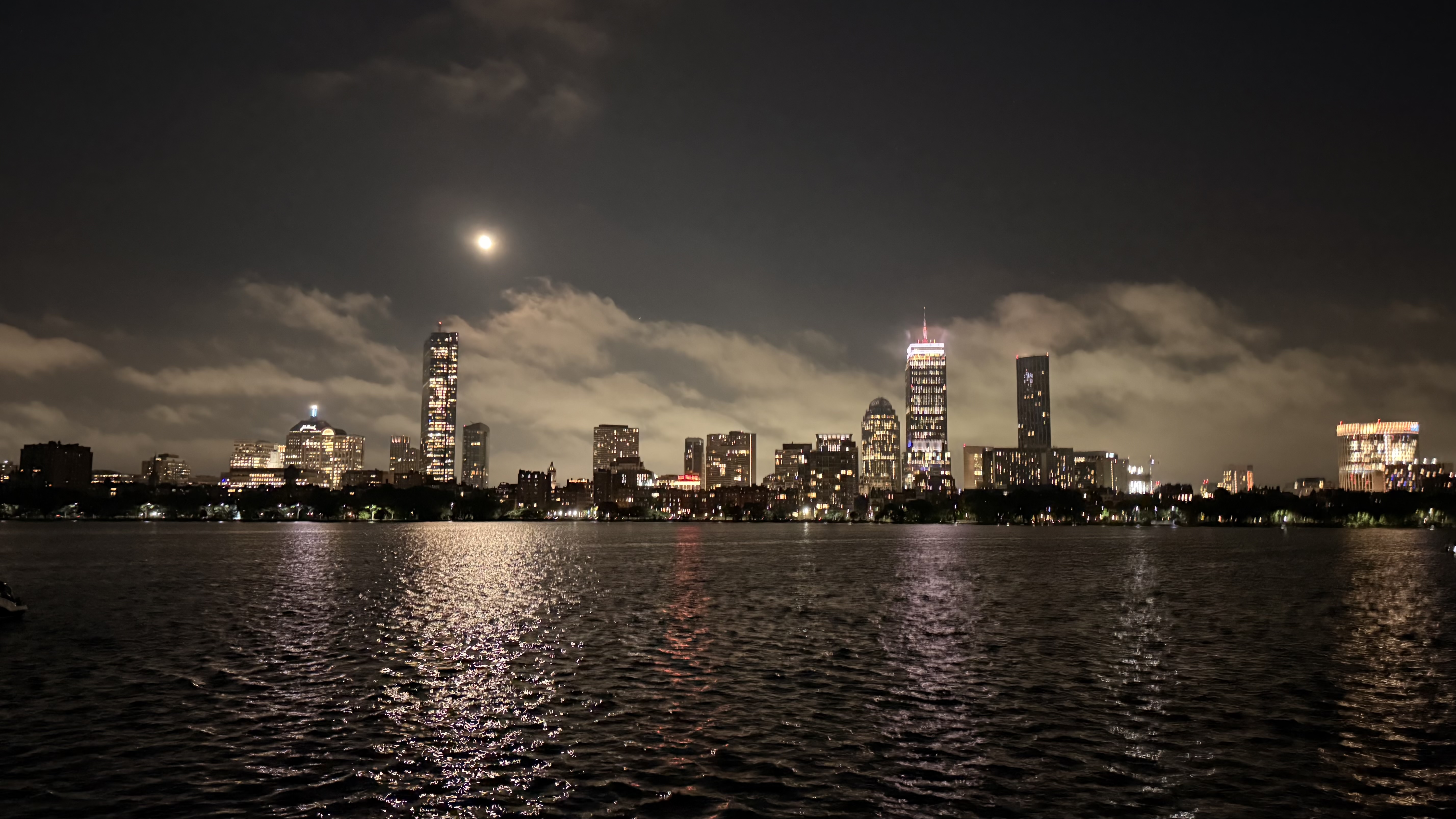 Boston Night Skyline from MIT